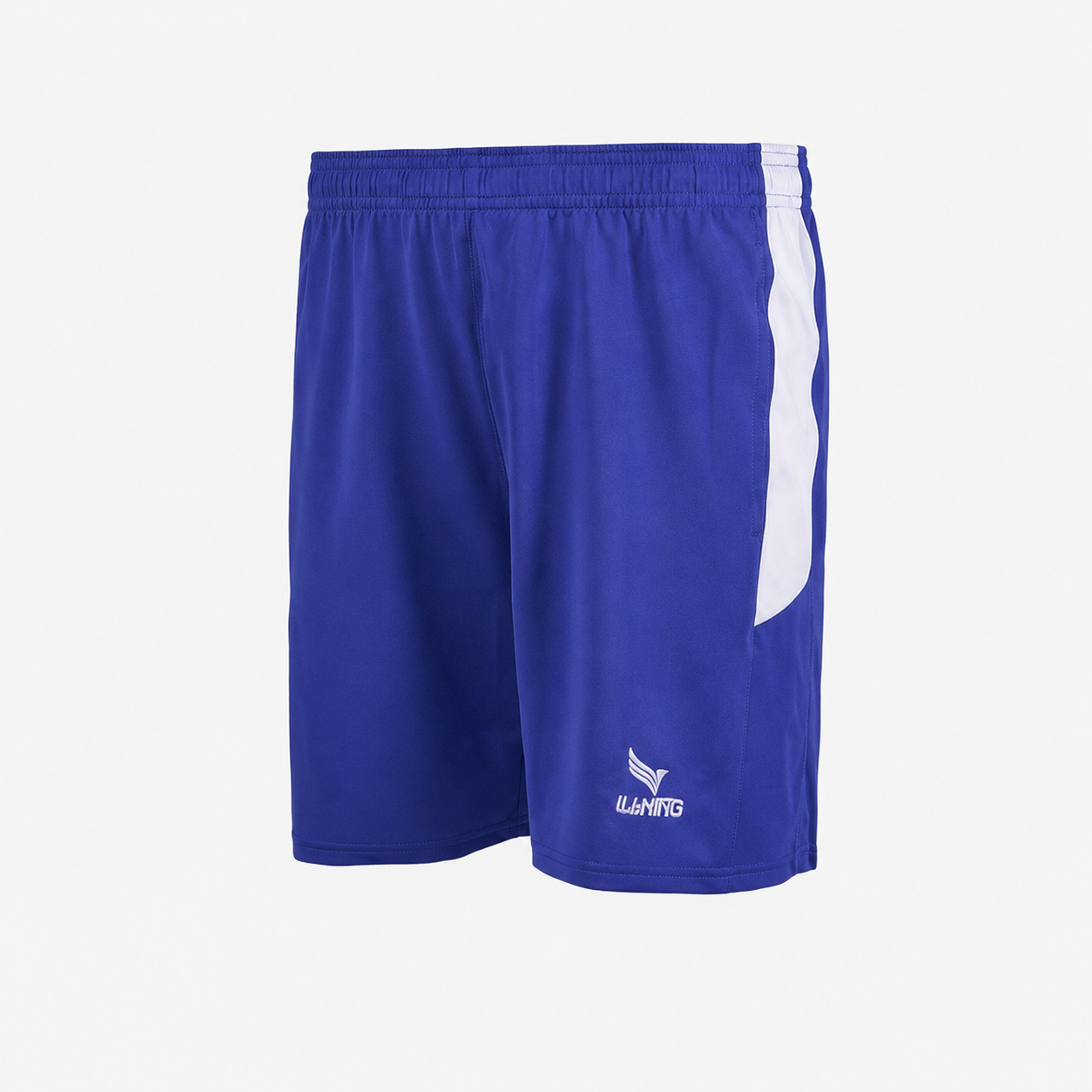 シンプルメンズハーフパンツ（Sapphire Blue） - 着