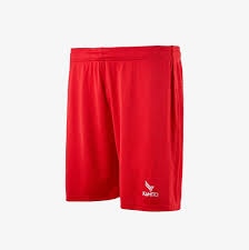 シンプルメンズハーフパンツ（Red） - 着