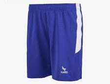 シンプルメンズハーフパンツ（Sapphire Blue） - 着