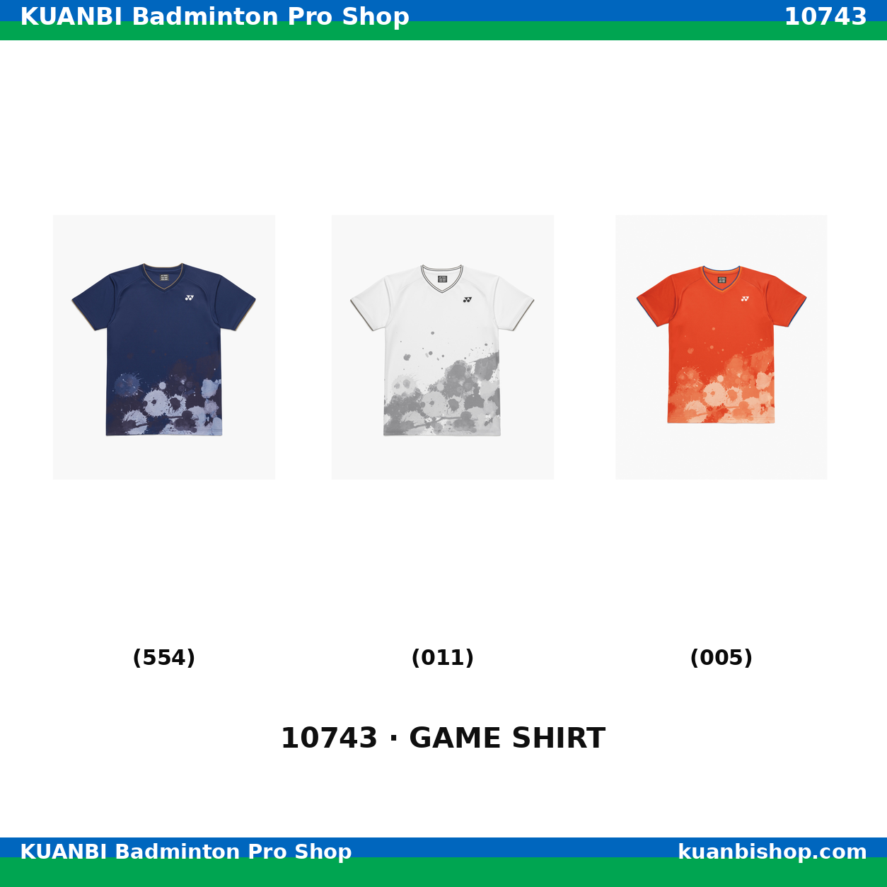 ユニゲームシャツ. 10743